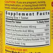 Viên uống tăng miễn dịch Super C With D3 & Zinc Nature Made