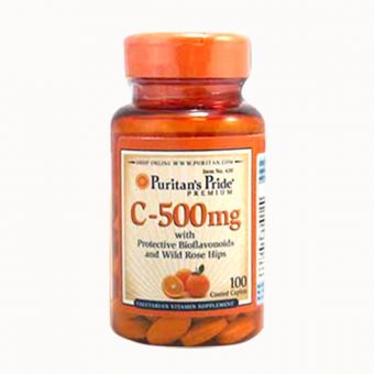 Viên uống vitamin C 500mg Puritan’s Pride 100 viên của Mỹ