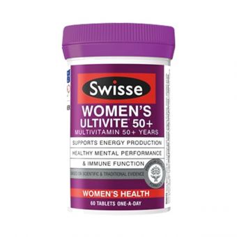 Vitamin tổng hợp cho nữ Swisse Women’s Ultivite 50+ 60 viên
