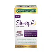 Viên uống hỗ trợ giấc ngủ Nature’s Bounty Sleep 3 Melatonin ...