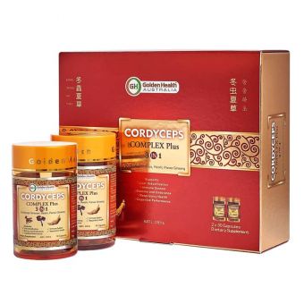 Viên uống đông trùng hạ thảo Golden Health Cordyceps Complex 3 in 1 của Úc