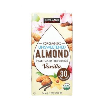 Sữa hạnh nhân Kirkland Almond không đường 946ml của Mỹ