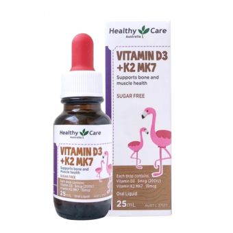 Vitamin D3 K2 MK7 Healthy Care của Úc Chai 25ml