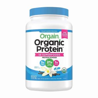 Bột đạm hữu cơ Orgain Organic Protein & Superfoods Vani 1224g