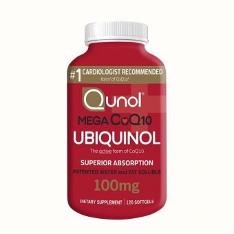 Viên uống bổ tim Qunol Mega Coq10 Ubiquinol 100mg mẫu mới