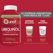 Viên uống bổ tim Qunol Mega Coq10 Ubiquinol 100mg mẫu mới
