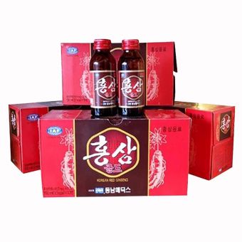 Nước hồng sâm Hàn Quốc Korean Red Ginseng 10 chai x 100ml