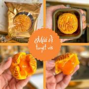Bánh trung thu Lava Custard Hong Kong vị trứng muối mẫu 2018