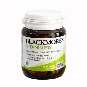 Viên uống bổ sung Blackmores Vitamin B12 Úc 75 viên