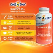 Vitamin tổng hợp cho nữ  One A Day Women's 50+ mấu mới 300 viên