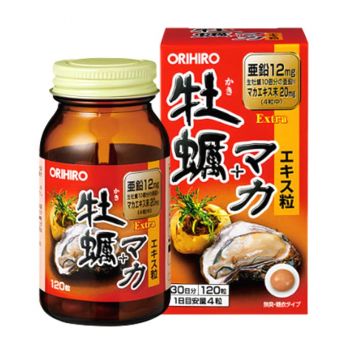 Viên uống tinh chất hàu tươi Maca Extra Orihiro của Nhật