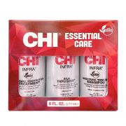 Set 3 món dầu gội, dầu xả, dầu dưỡng tóc CHI Essential Care