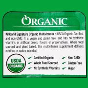 Vitamin tổng hợp Kirkland Organic Multivitamin 80 viên Mỹ