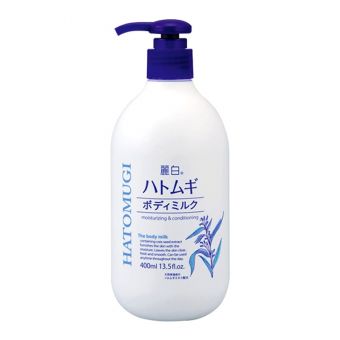 Dưỡng thể Hatomugi The Body Milk 400ml ban đêm Nhật