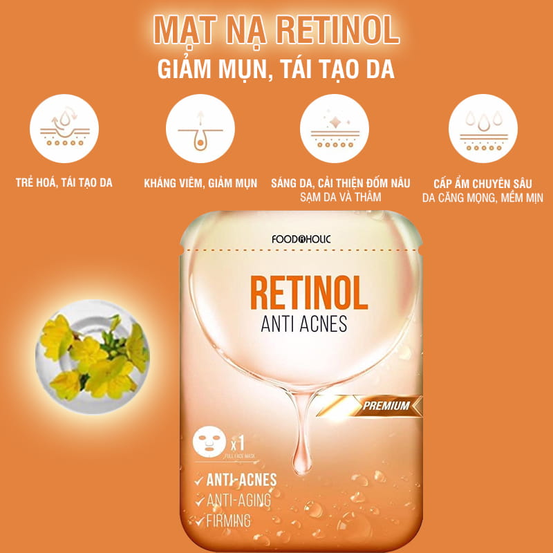 Mặt Nạ Dưỡng Ẩm Foodaholic Premium Mask