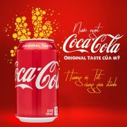Nước ngọt Coca Cola Mỹ Original Taste 12 lon x 355ml