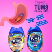 Viên nhai giảm ợ nóng, khó tiêu Tums Chewy Bites 60v