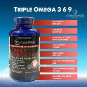 Triple Omega 3 6 9 Puritan's Pride - Bảo Vệ Tim Mạch-120 Viên