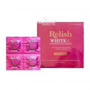 Viên sủi trắng da thải độc Relish White C hộp 28 viên