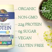 Bột Protein hữu cơ Garden Of Life Raw Organic Protein 620g