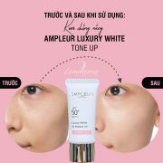 Kem chống nắng Ampleur Luxury White W Protect UV