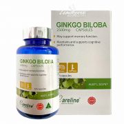 Bổ não Careline Ginkgo Biloba 2500mg của Úc hộp 60 viên