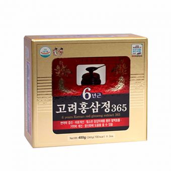 Cao hồng sâm 6 năm tuổi của Hàn Quốc Hộp 2 lọ x 240g