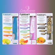 Set 5 dao Cuisinart của Mỹ có 5 vỏ bọc riêng, giá đại lý