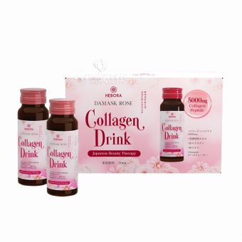Nước uống Hebora Collagen Drink Damask Rose chính hãng Nhật