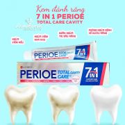 Kem đánh răng Perioe 7 in 1 Total Care Cavity của Hàn Quốc
