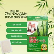 Miếng dán chân khử độc Kenko của Nhật hộp 30 miếng