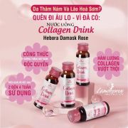 Nước uống Hebora Collagen Drink Damask Rose chính hãng Nhật