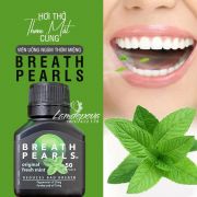 Viên uống thơm miệng Breath Pearls Original 50 viên của Úc