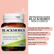 Viên uống vitamin B tổng hợp Blackmores Mega B Complex 31 viên