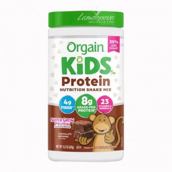 Sữa Orgain Kids Protein dạng bột 459g của Mỹ cho bé