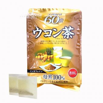 Trà nghệ mùa thu Orihiro Ukon Tea 60 gói của Nhật Bản