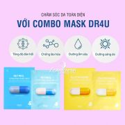 Mặt nạ DR4U Retinol và Glutathione Mask Pack hộp 10 miếng