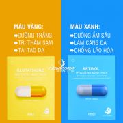 Mặt nạ DR4U Retinol và Glutathione Mask Pack hộp 10 miếng