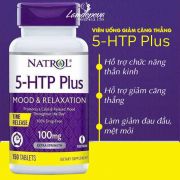 Viên uống giảm căng thẳng Natrol 5-HTP Plus hộp 150 viên