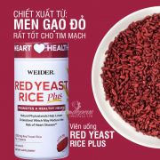 Viên uống Red Yeast Rice Plus 1200mg Weider chính hãng Mỹ