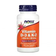 Vitamin D3 1000IU và K2 45mcg Now của Mỹ hộp 120 viên