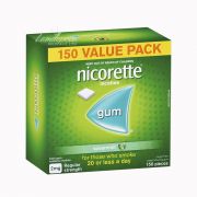 Kẹo cai thuốc lá Nicorette Gum của Úc 150 viên hiệu quả cao