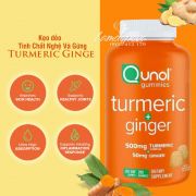 Kẹo dẻo Qunol Gummies Turmeric Ginger 500mg của Mỹ