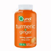 Kẹo dẻo Qunol Gummies Turmeric Ginger 500mg của Mỹ