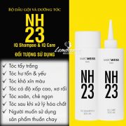 Set dầu gội và dưỡng tóc NH23 IQ Shampoo 200ml của Đức