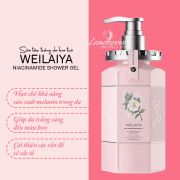 Sữa tắm trắng da Weilaiya Niacinamide Shower Gel chai 450ml