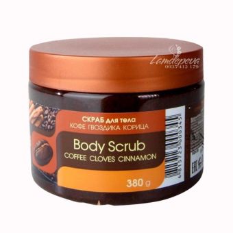 Tẩy tế bào chết quế hồi cà phê Body Scrub Bilena 380g 