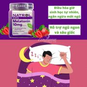 Kẹo dẻo ngủ ngon Natrol Gummies Melatonin 10mg hộp 90 viên