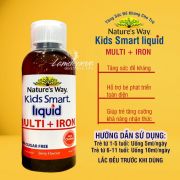 Nature’s Way Kids Smart Liquid Multi + Iron cho bé