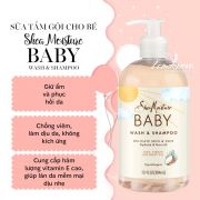 Sữa tắm gội cho bé Shea Moisture Baby 384ml nhiều mẫu